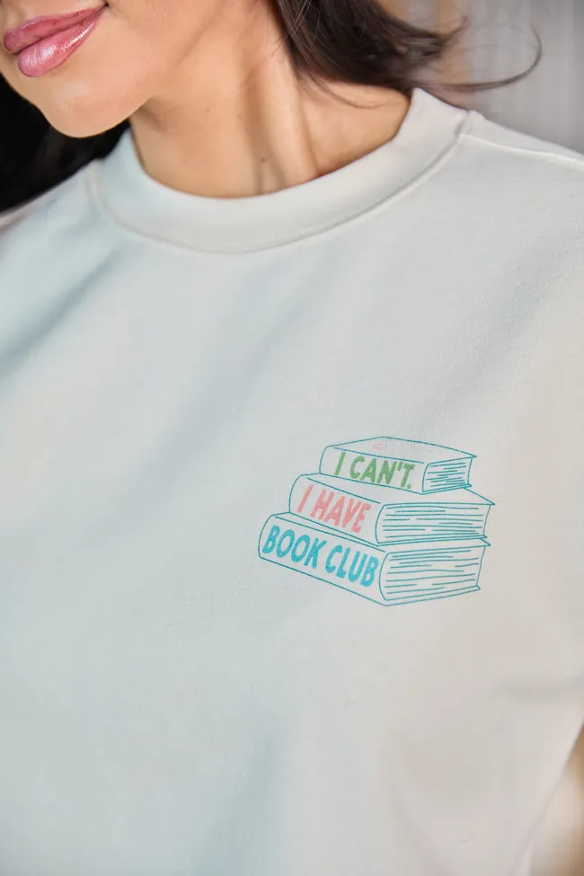 Book Club Cream Graphic Sweatshirt sold by Pink Lily product image thumbnail 3