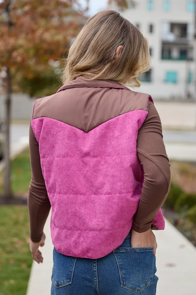 Liam Berry Corduroy Snap Up Vest FINAL SALE sold by Pink Lily product image thumbnail 4