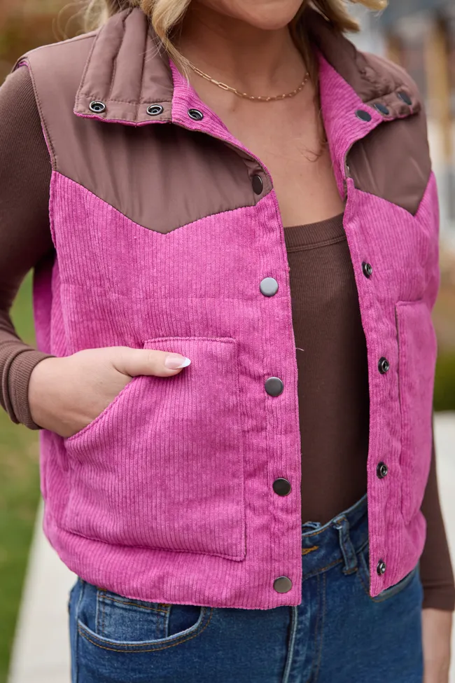 Liam Berry Corduroy Snap Up Vest FINAL SALE sold by Pink Lily product image thumbnail 5