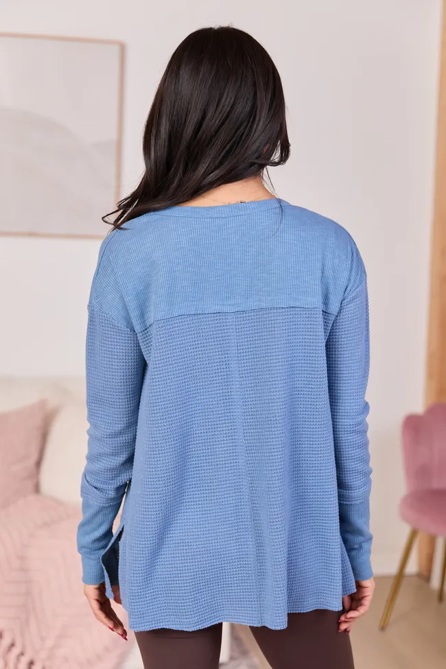 Spencer Blue Long Sleeve Tunic FINAL SALE sold by Pink Lily product image thumbnail 4