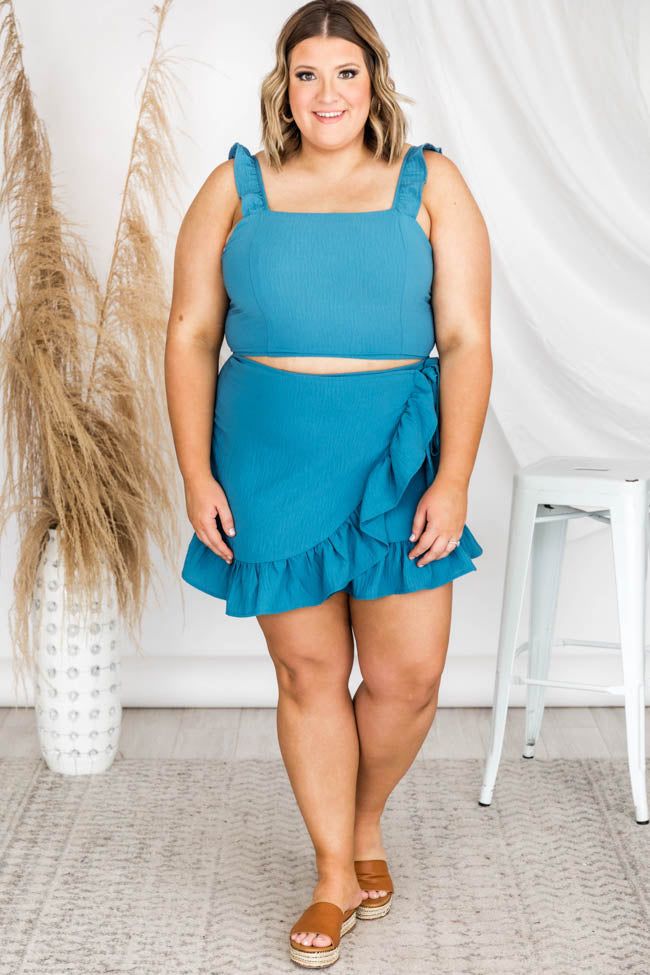 Meant To Be Two Piece Blue Set FINAL SALE sold by Pink Lily product image thumbnail 18