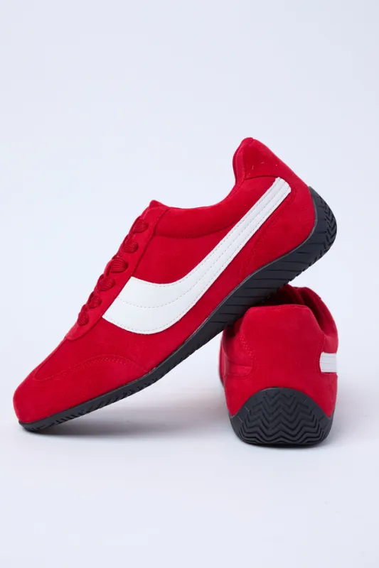 Osaka Cherry Red Sneakers FINAL SALE sold by Pink Lily