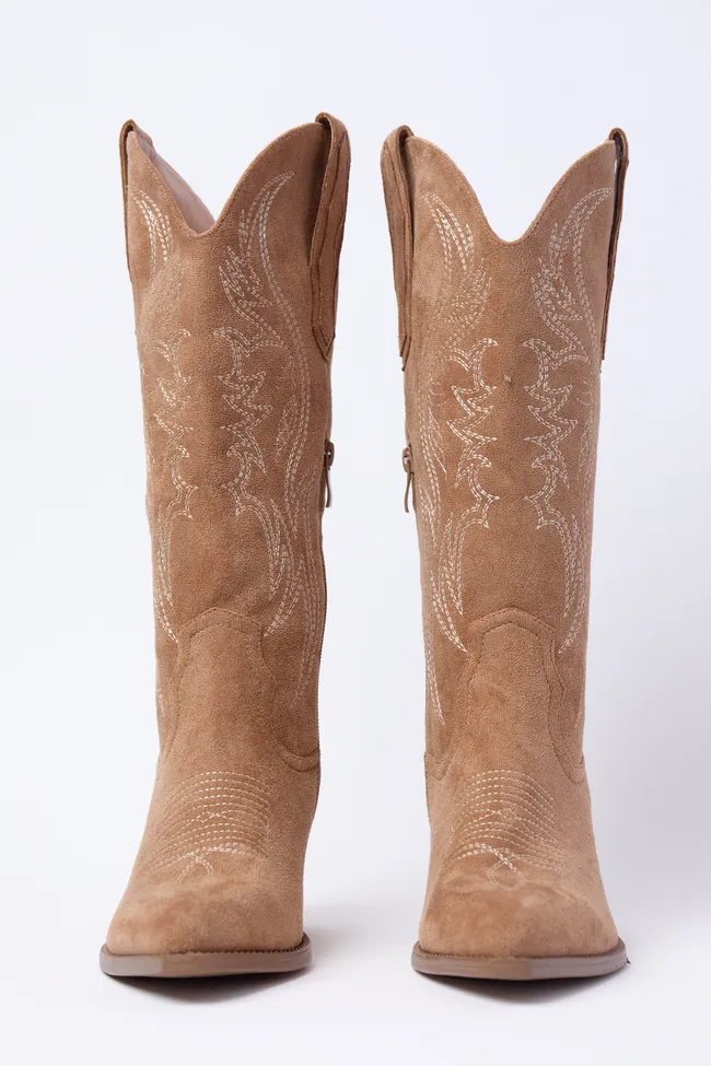 Jubilee Brown Cowboy Boots sold by Pink Lily product image thumbnail 2