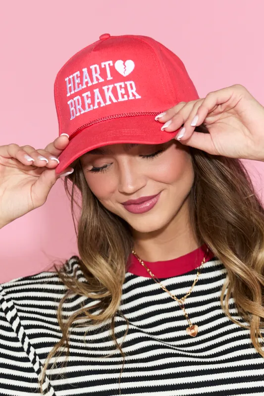 Heart Breaker Trucker Hat sold by Pink Lily