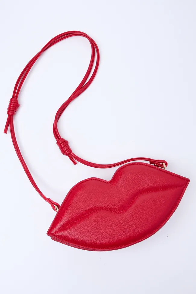 Meg Red Lips Handbag FINAL SALE sold by Pink Lily product image thumbnail 2