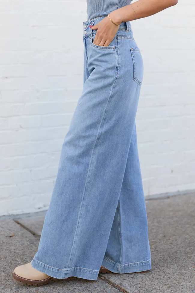 Desiree High Rise Wide Leg Jeans sold by Pink Lily product image thumbnail 3