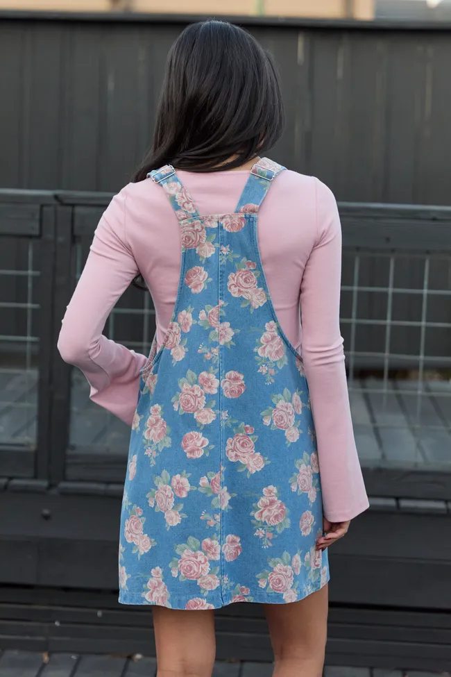 Chase Pink Rose Overall Dress sold by Pink Lily product image thumbnail 4