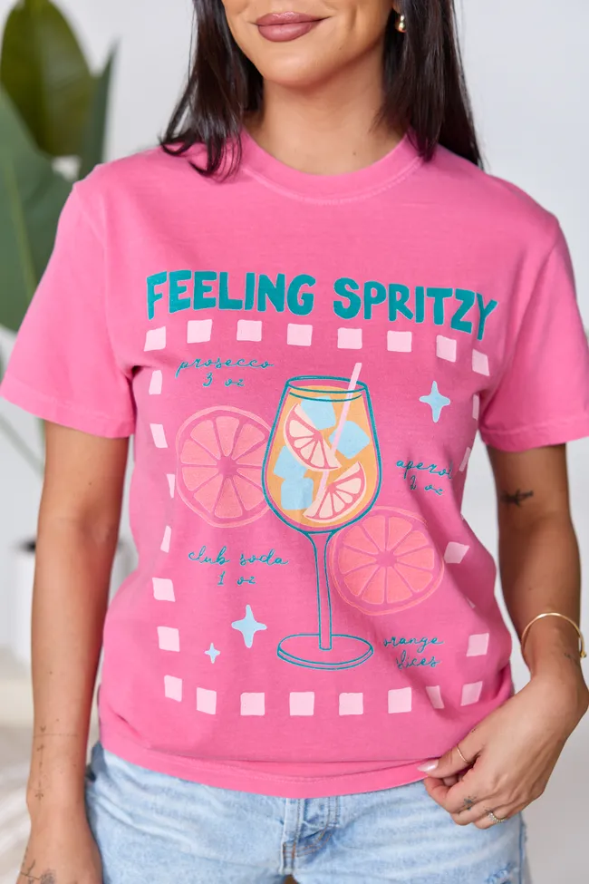 Feeling Spritzy Pink Comfort Colors Graphic Tee sold by Pink Lily product image thumbnail 2