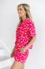 Girls Just Wanna Have Fun Button Down Terry Top In Floral Flair FINAL SALE sold by Pink Lily