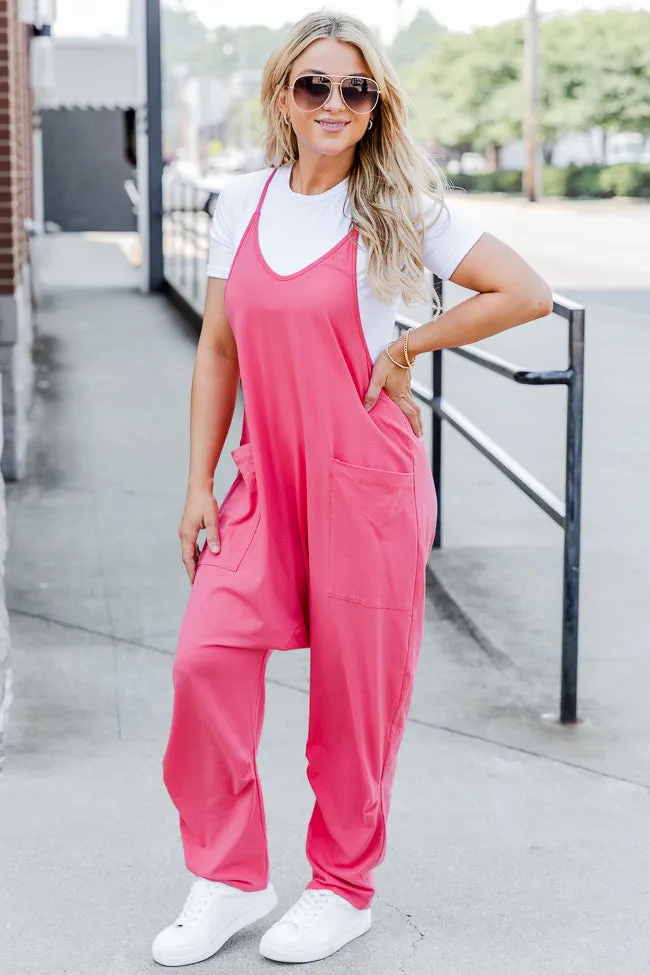 Day In The Life Coral Jumpsuit FINAL SALE sold by Pink Lily product image thumbnail 3