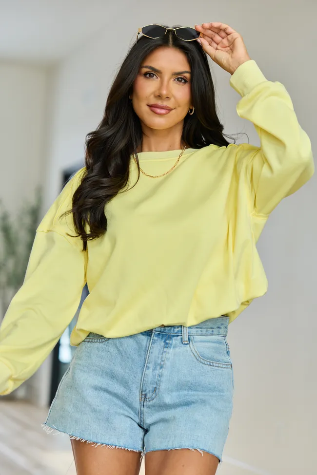 Prestyn Yellow Bubble Long Sleeve Top sold by Pink Lily product image thumbnail 3