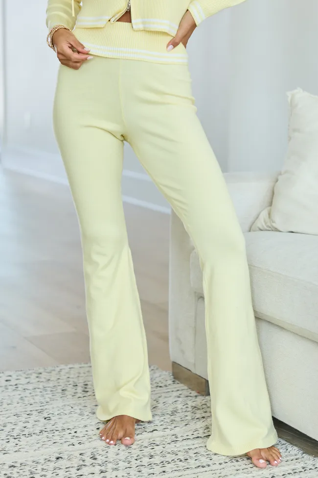 Bailey Yellow Striped Lounge Pants sold by Pink Lily product image thumbnail 2