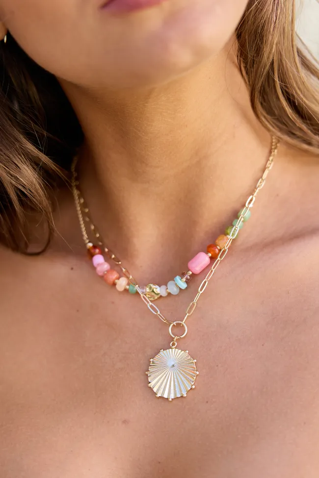 Katalina Multi Beaded Necklace sold by Pink Lily product image thumbnail 2