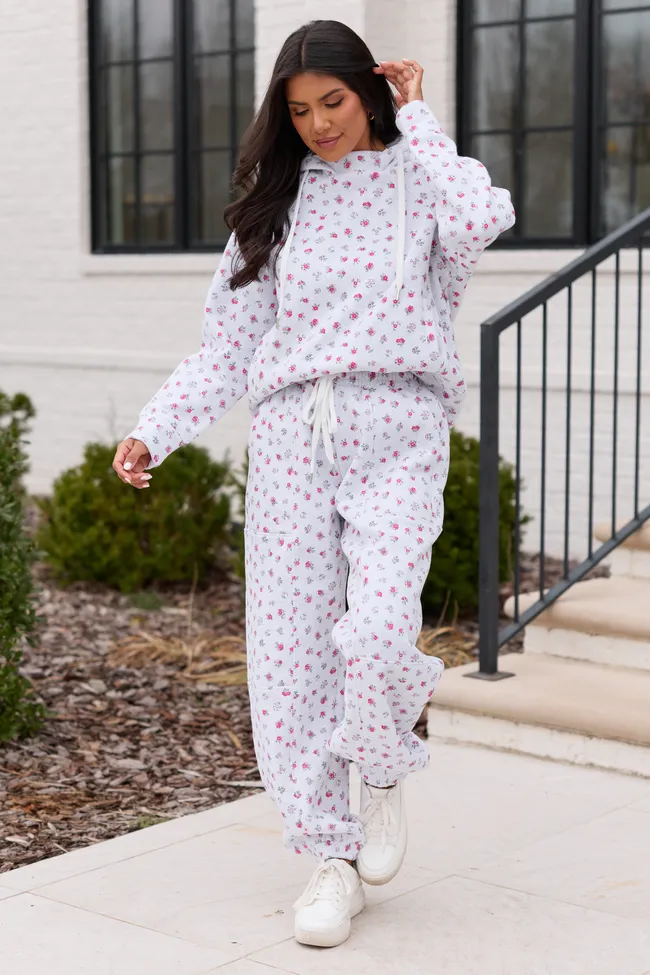 Jolie Pink Floral Hoodie sold by Pink Lily product image thumbnail 2