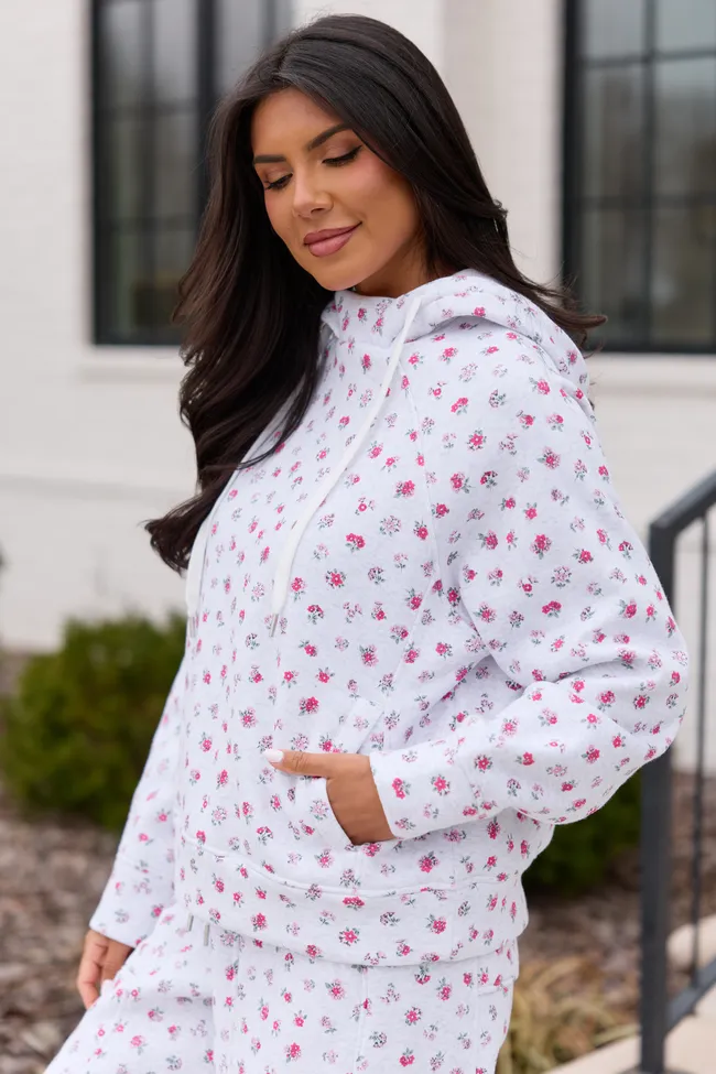Jolie Pink Floral Hoodie sold by Pink Lily product image thumbnail 4