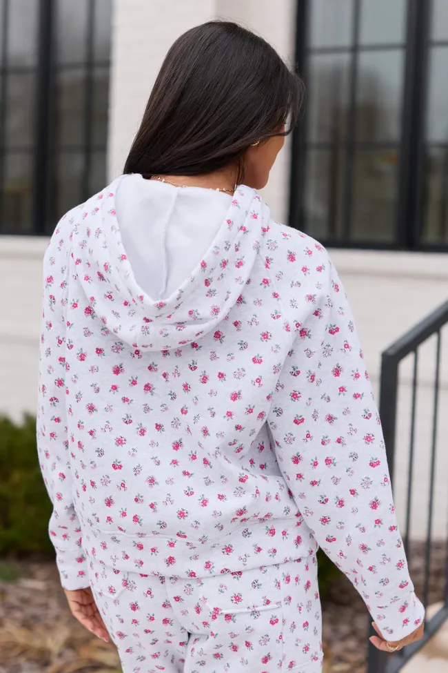 Jolie Pink Floral Hoodie sold by Pink Lily product image thumbnail 5