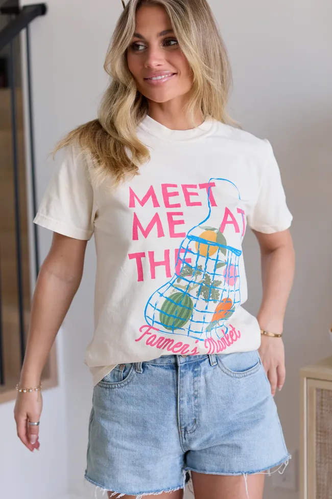 Farmer's Market Ivory Graphic Tee sold by Pink Lily product image thumbnail 2
