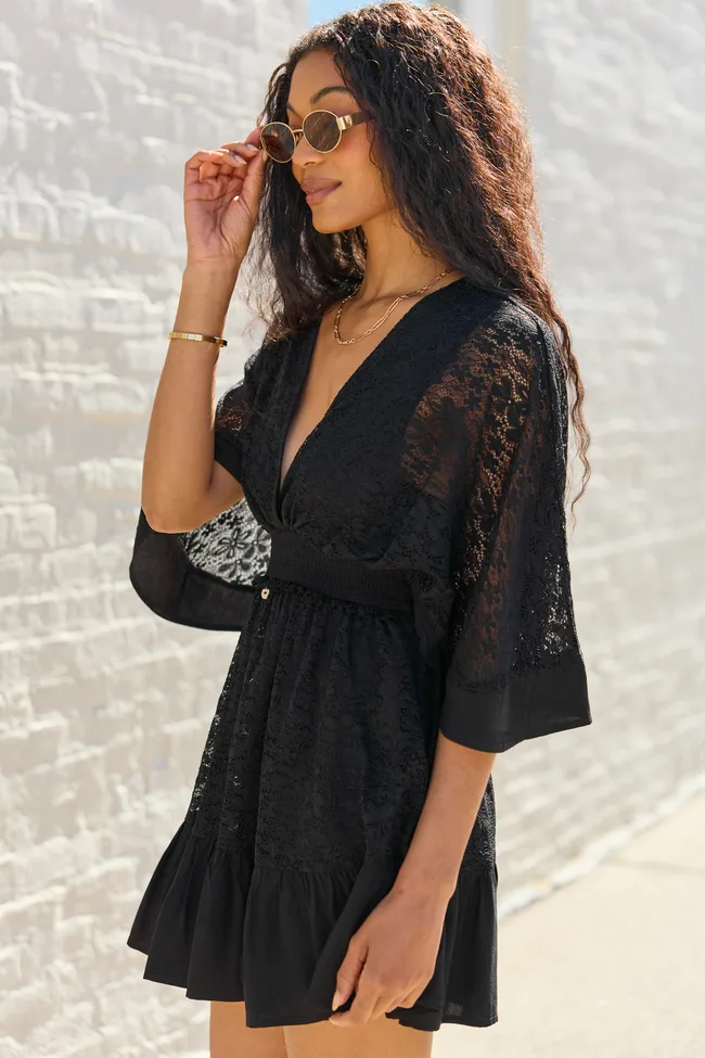 Riverly Black Lace Dress SALE sold by Pink Lily product image thumbnail 3
