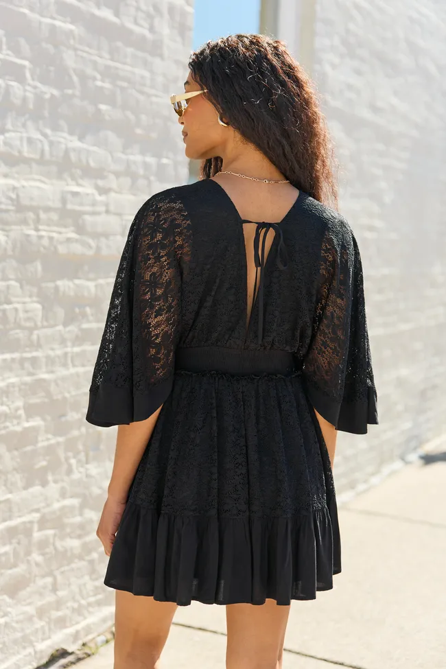 Riverly Black Lace Dress SALE sold by Pink Lily product image thumbnail 4