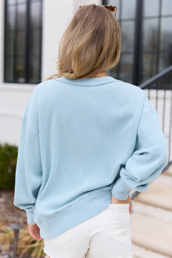 Rue Blue Thermal Long Sleeve Top sold by Pink Lily product image thumbnail 5