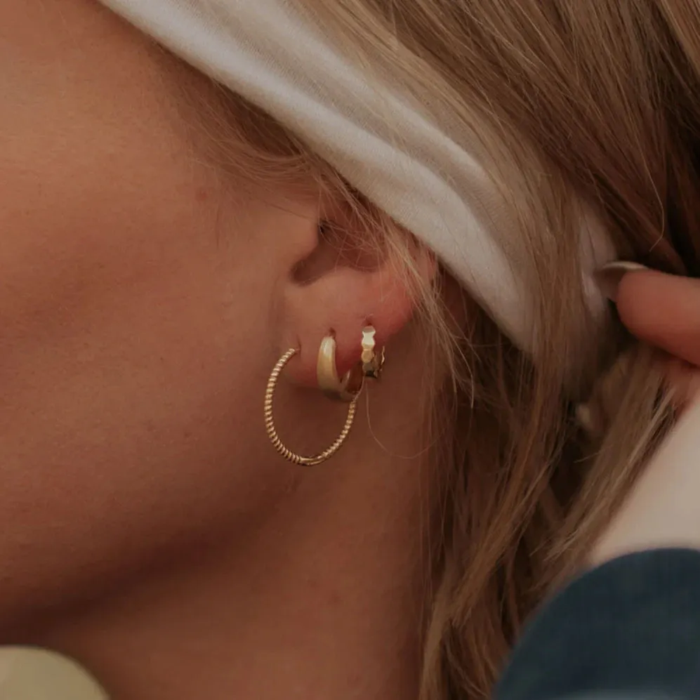 Tessa Hoop Earrings sold by Pink Lily product image thumbnail 2