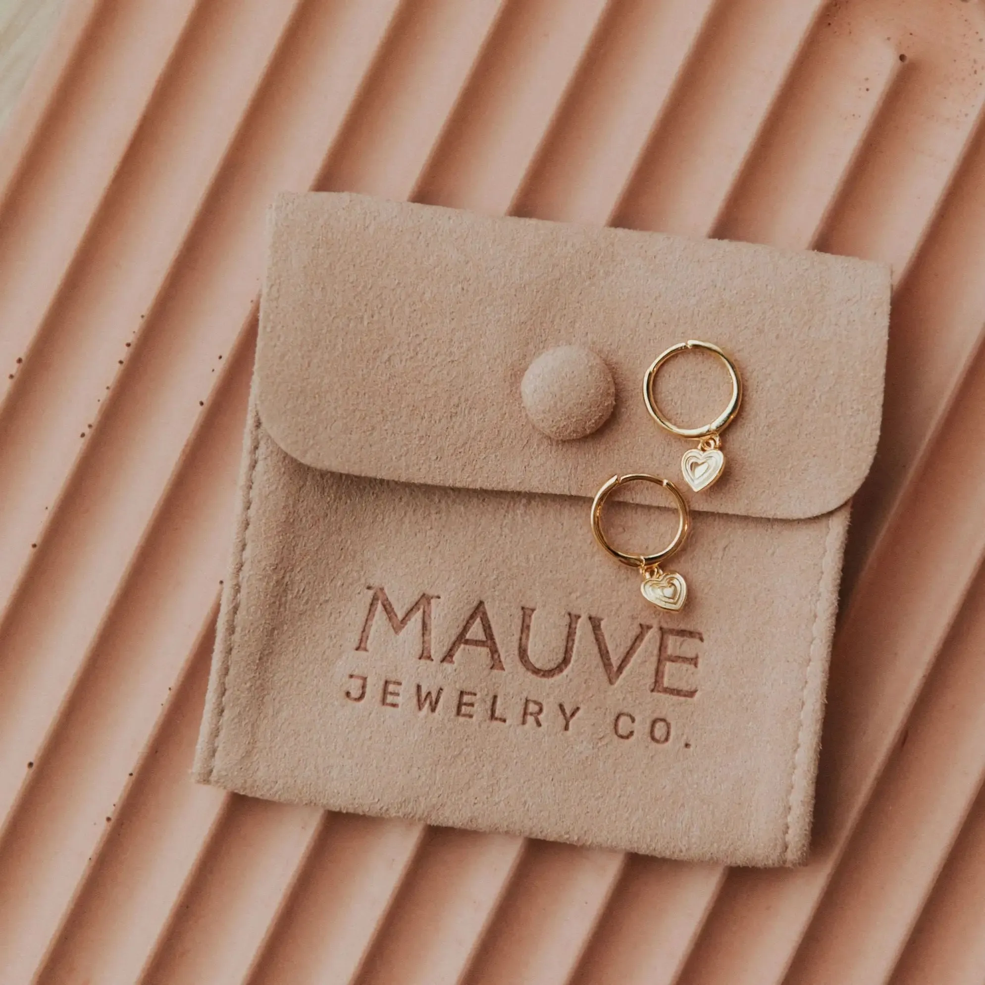 Lovestruck Heart Hoop Earrings sold by Pink Lily product image thumbnail 4