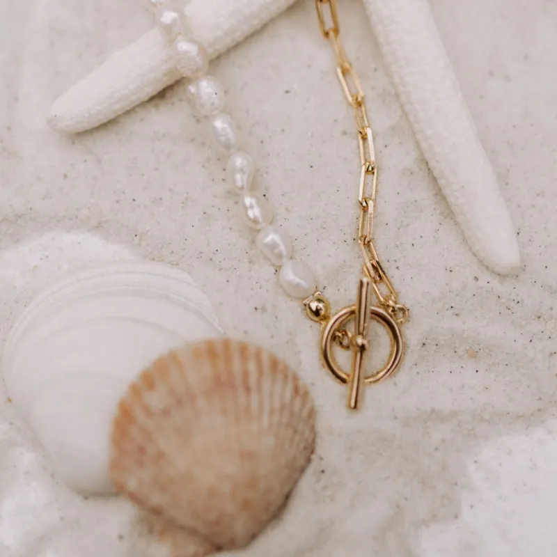 Gold Coast Necklace made by Pink Lily