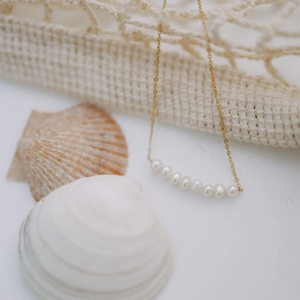 Oceanside Pearl Necklace sold by Pink Lily product image thumbnail 3