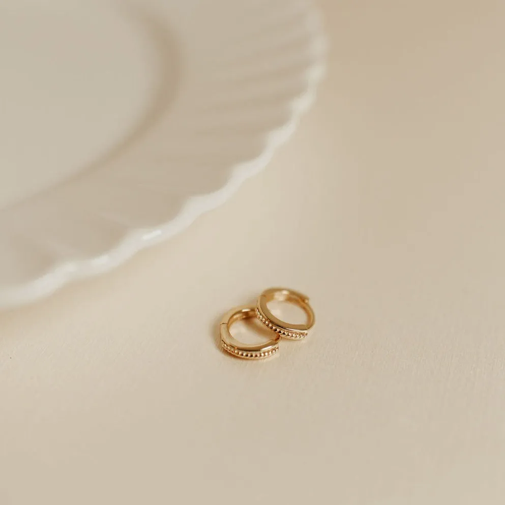 Jolene Braided Rope Hoop Earrings sold by Pink Lily product image thumbnail 4