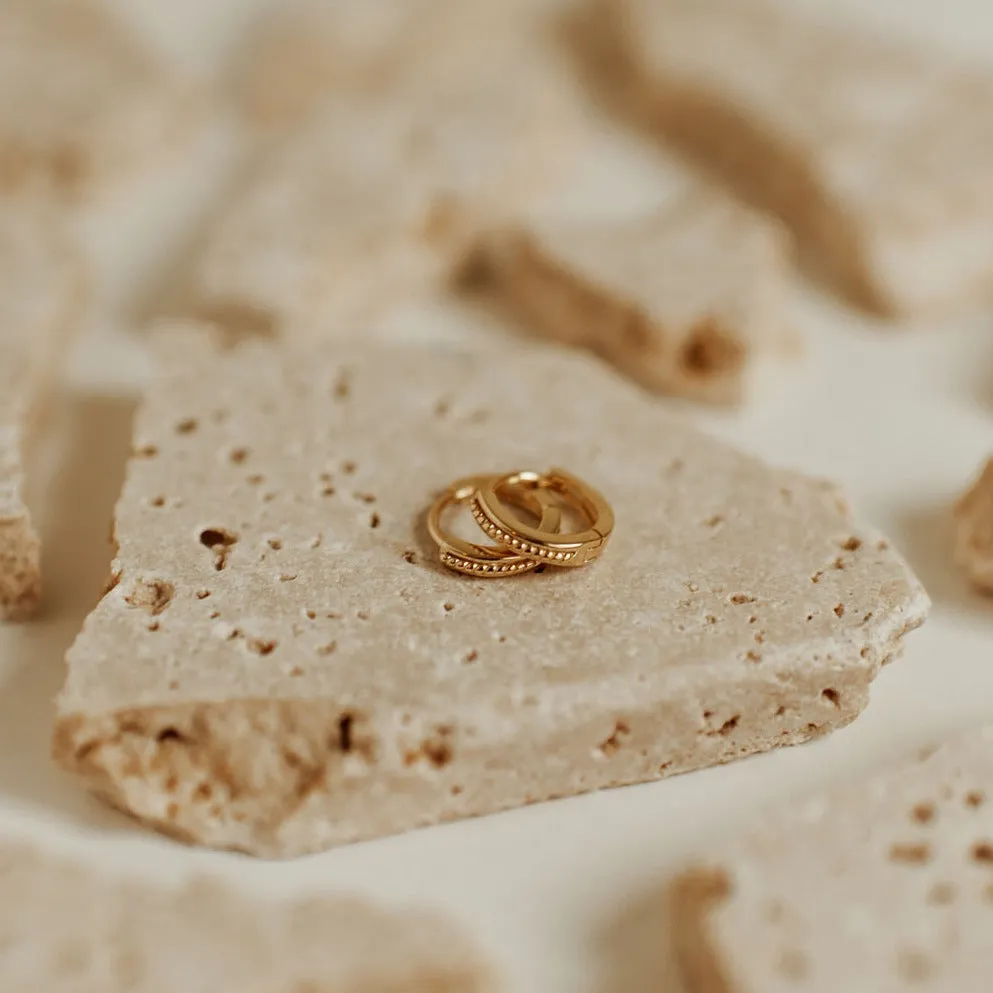 Jolene Braided Rope Hoop Earrings sold by Pink Lily