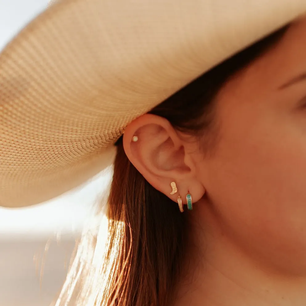 Jolene Braided Rope Hoop Earrings sold by Pink Lily product image thumbnail 5