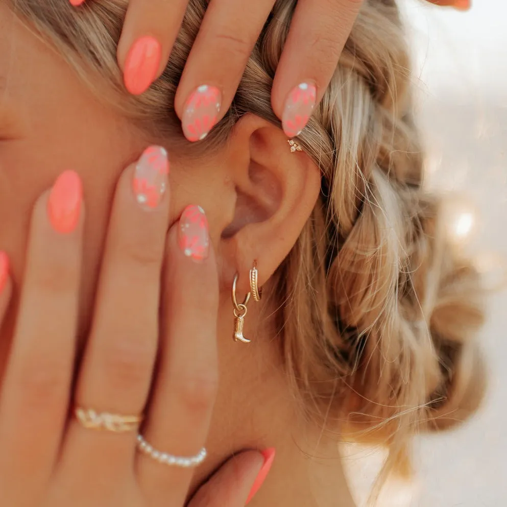 Jolene Braided Rope Hoop Earrings sold by Pink Lily product image thumbnail 2