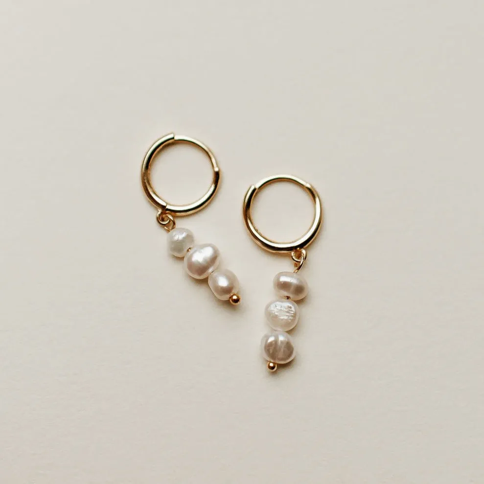 Catalina Pearl Earring Earrings sold by Pink Lily