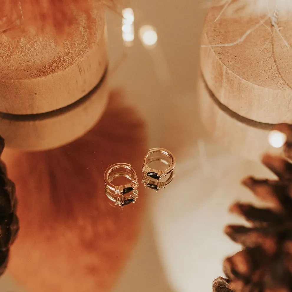 Natalie Hoop Earrings sold by Pink Lily product image thumbnail 3