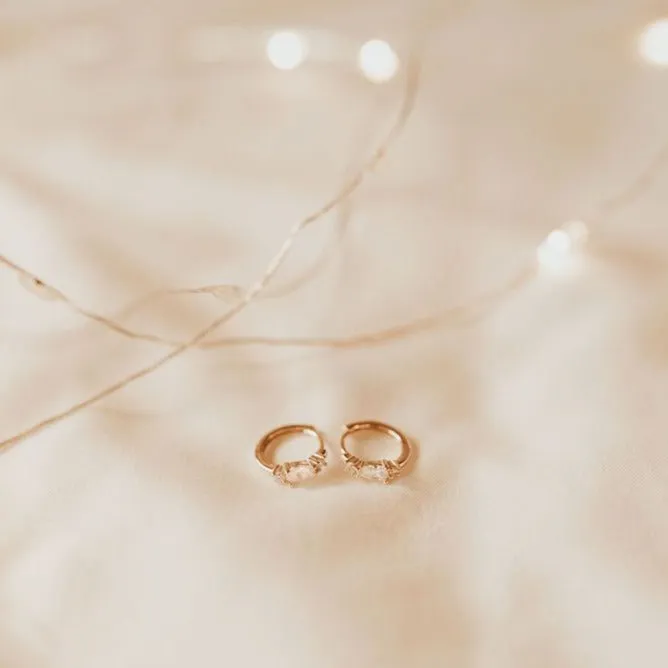 Natalie Hoop Earrings sold by Pink Lily product image thumbnail 4