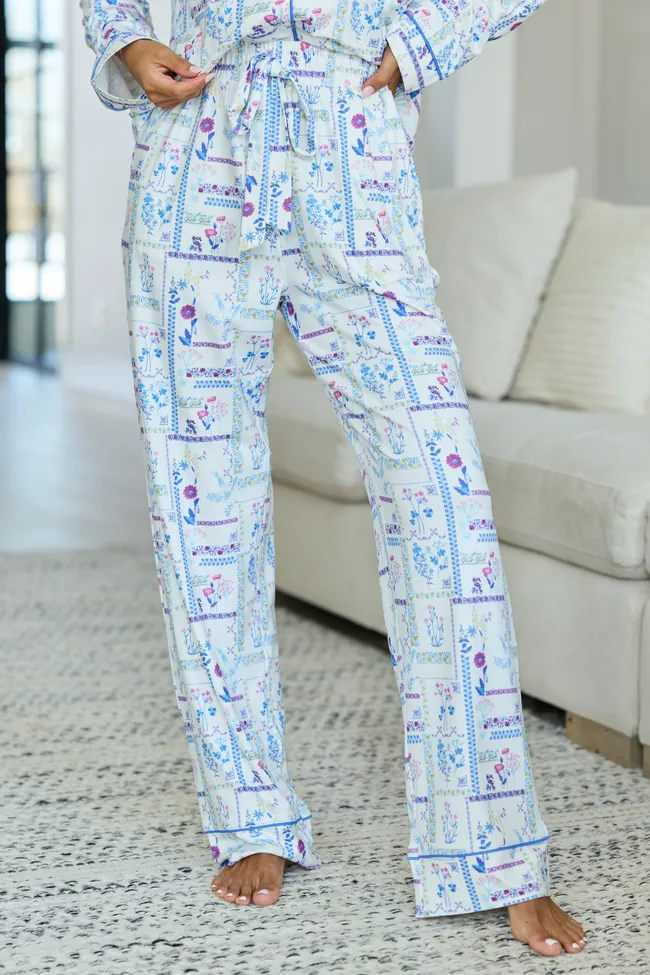 Cozy Crush Pajama Pants - Botanical Bliss sold by Pink Lily product image thumbnail 2
