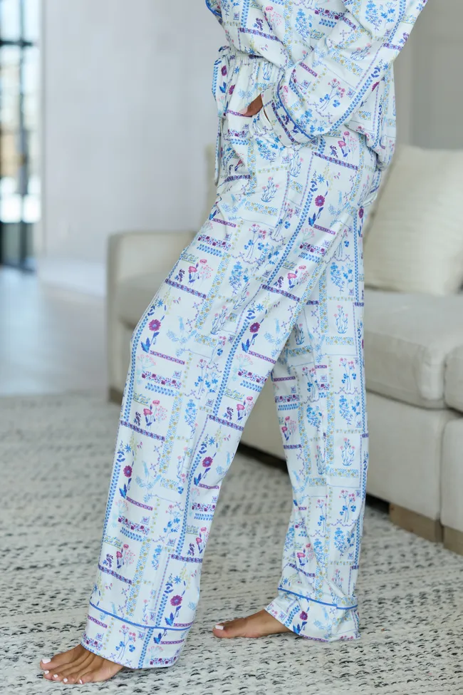 Cozy Crush Pajama Pants - Botanical Bliss sold by Pink Lily product image thumbnail 3