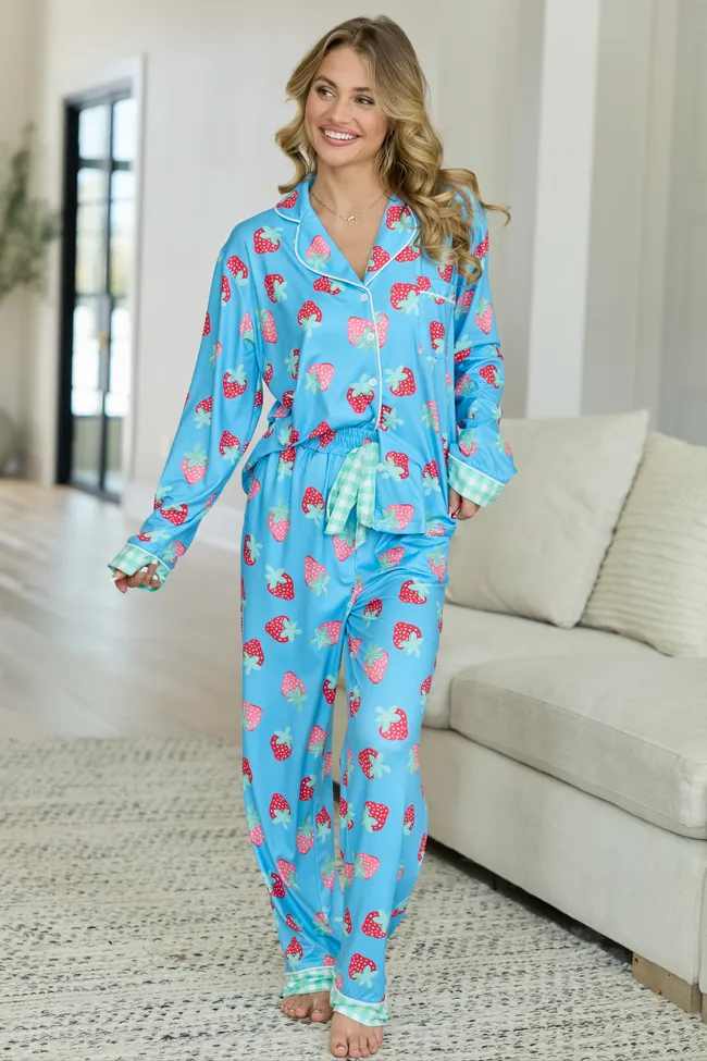 Cozy Crush Long Sleeve Pajama Top - Berry Bliss sold by Pink Lily product image thumbnail 2