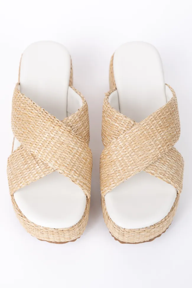 Clementine Tan Cross Platform Sandals sold by Pink Lily product image thumbnail 4