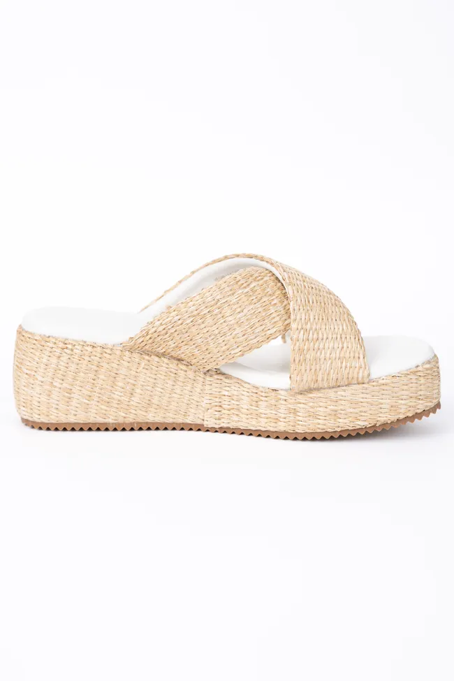 Clementine Tan Cross Platform Sandals sold by Pink Lily product image thumbnail 5