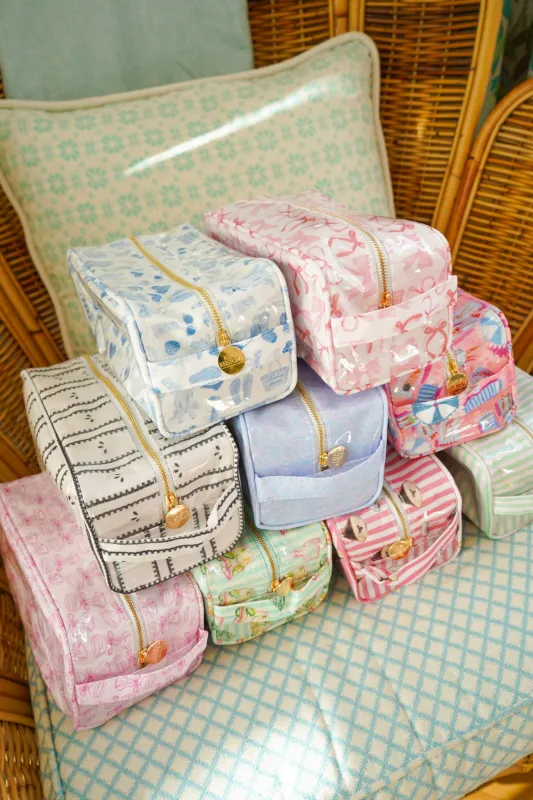 KenzKustomz Clear Coat Toiletry Dopp Kit made by Pink Lily