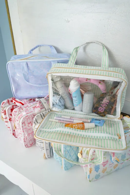 KenzKustomz Clear Coat Toiletry Case made by Pink Lily