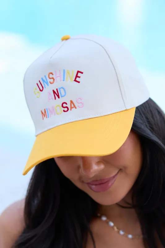 Sunshine And Mimosas Trucker Hat sold by Pink Lily