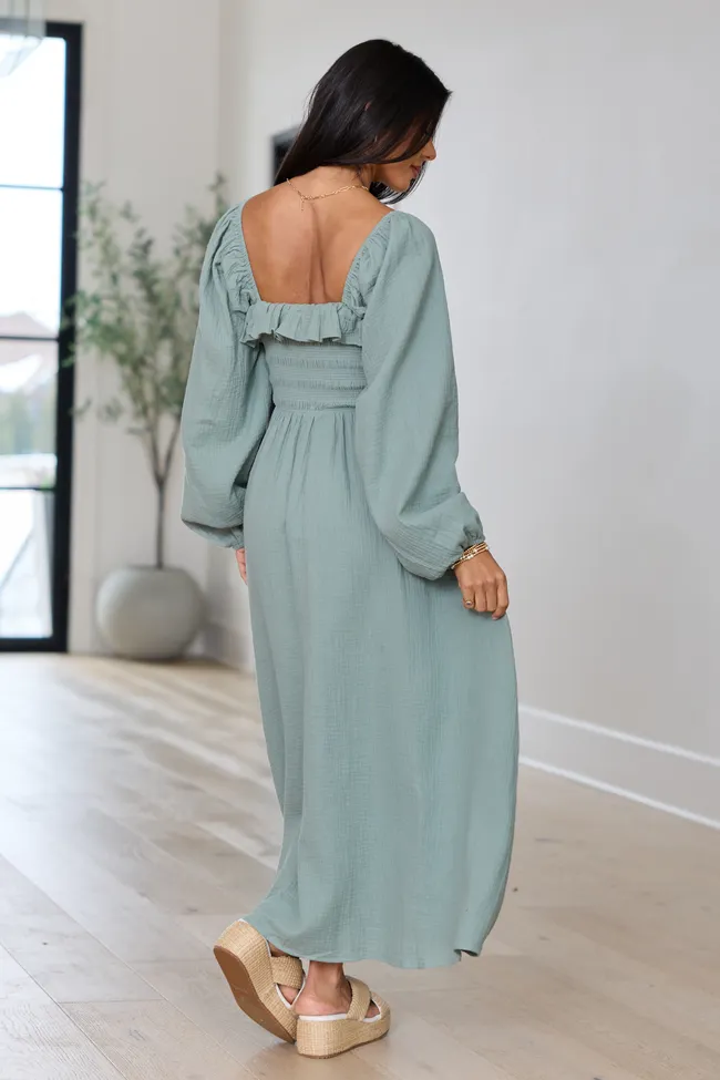 Elaine Sage Smocked Top Maxi Dress SALE sold by Pink Lily product image thumbnail 5