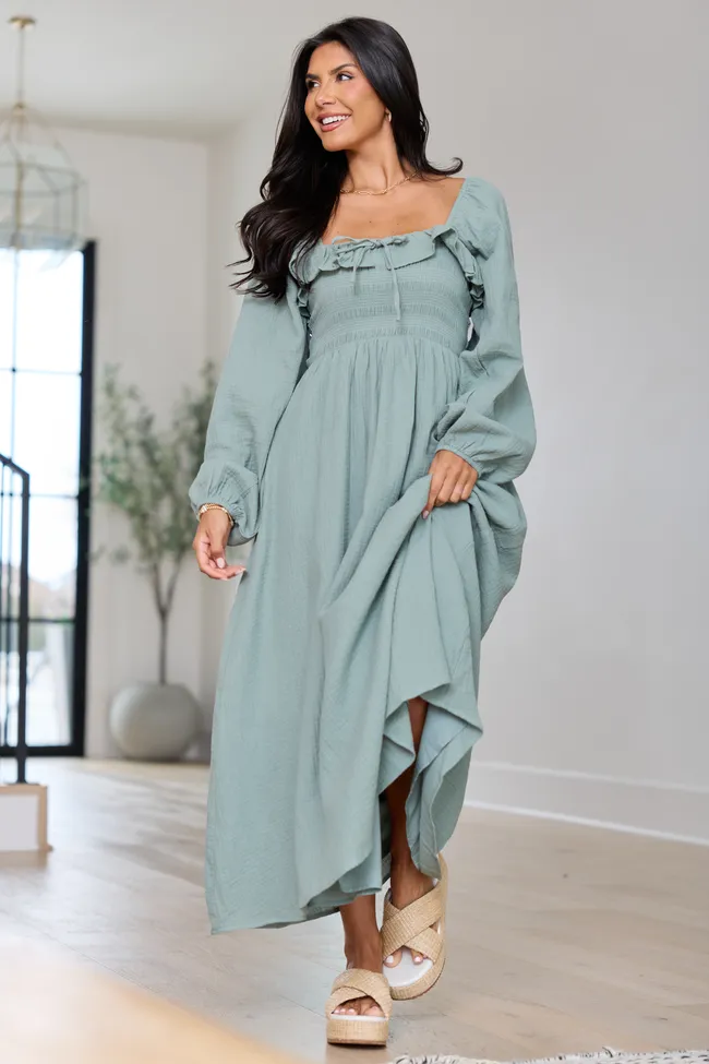Elaine Sage Smocked Top Maxi Dress SALE sold by Pink Lily product image thumbnail 2