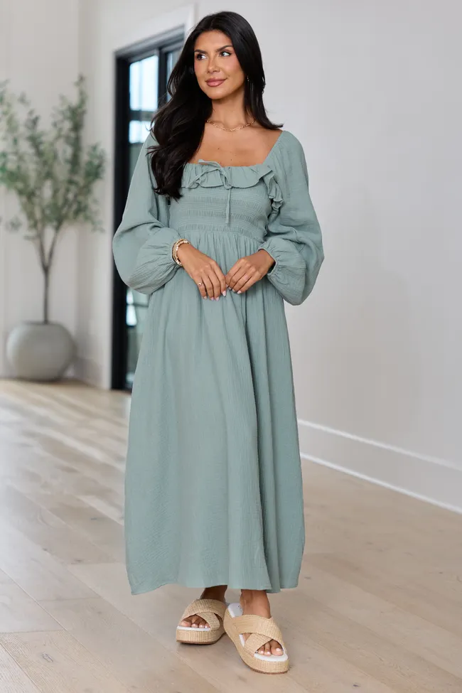 Elaine Sage Smocked Top Maxi Dress SALE sold by Pink Lily product image thumbnail 3
