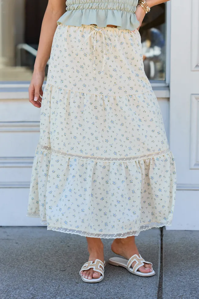 Arden Ditsy Floral Maxi Skirt sold by Pink Lily product image thumbnail 2