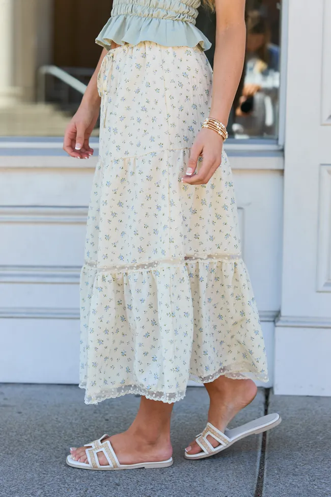 Arden Ditsy Floral Maxi Skirt sold by Pink Lily product image thumbnail 4