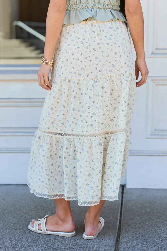 Arden Ditsy Floral Maxi Skirt sold by Pink Lily product image thumbnail 5