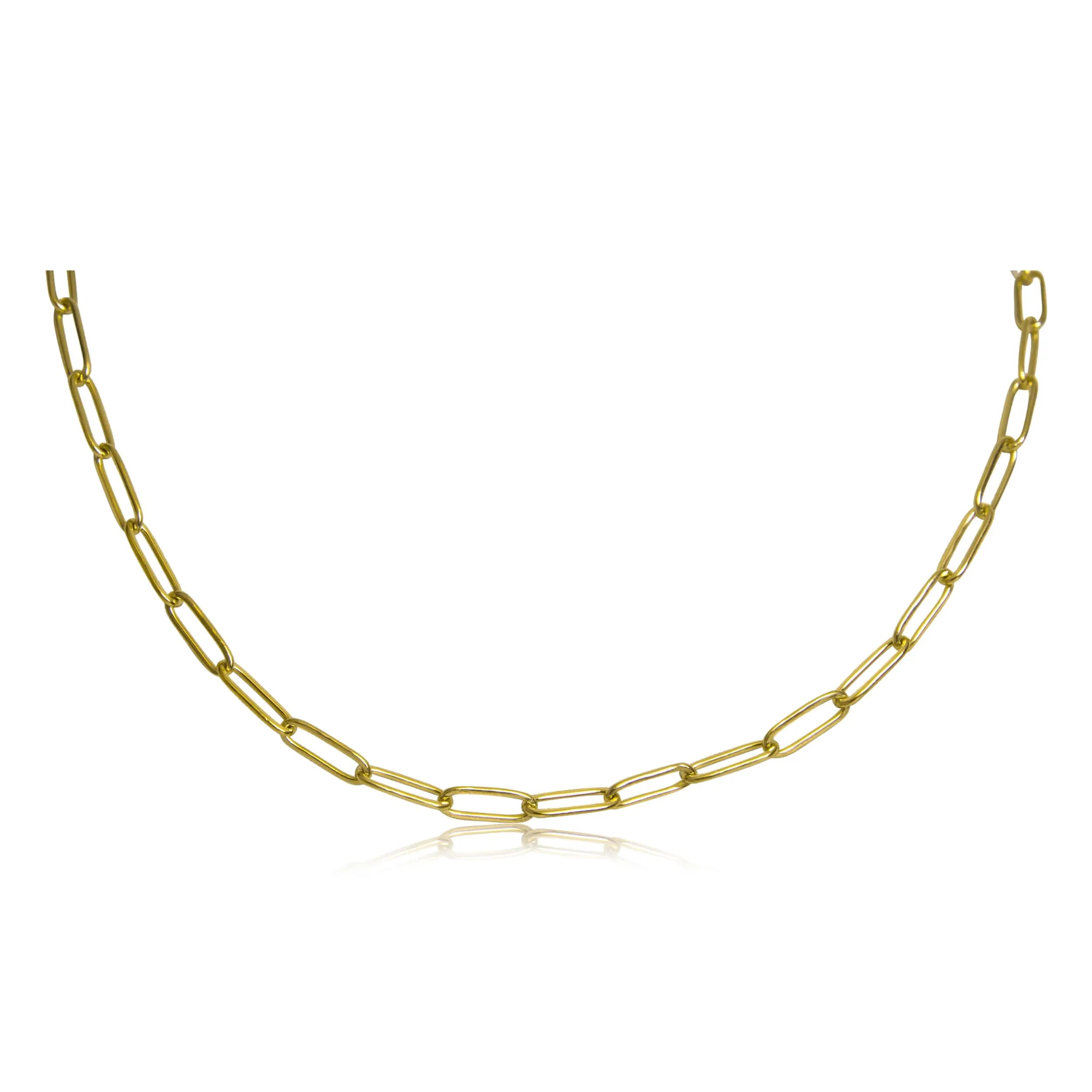 Shirin Gold Paperclip Chain Necklace sold by Pink Lily product image thumbnail 2
